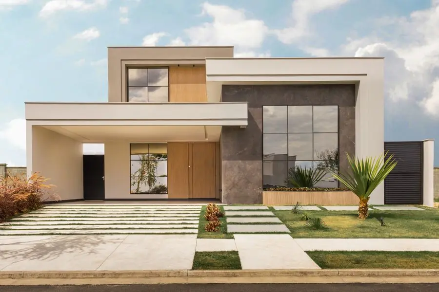 Modern house with large windows and clean design - aluminium windows for contemporary Exeter properties