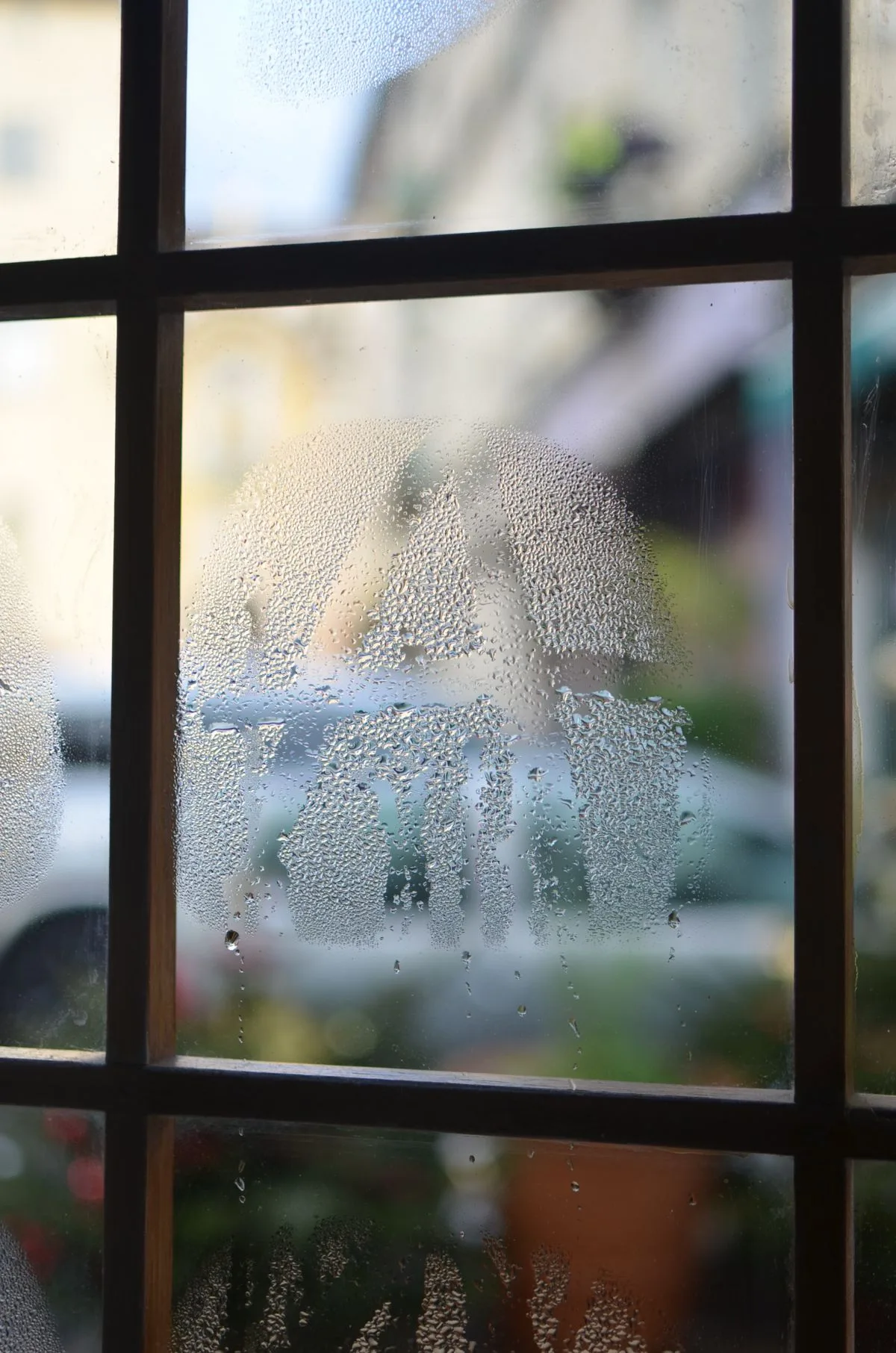 Misted double glazed window with condensation - window repair in Exeter