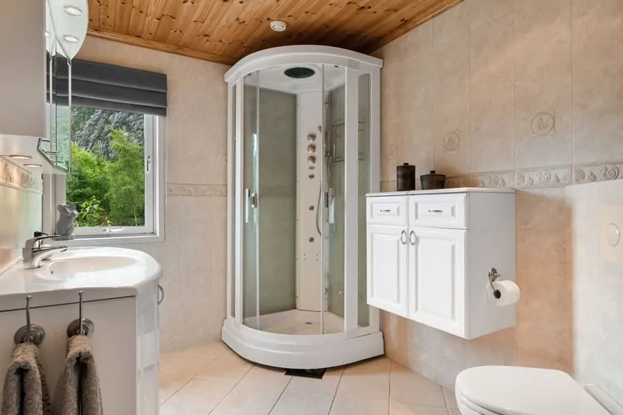 Ventilation and extract fan provision in a modern bathroom in an Exeter property